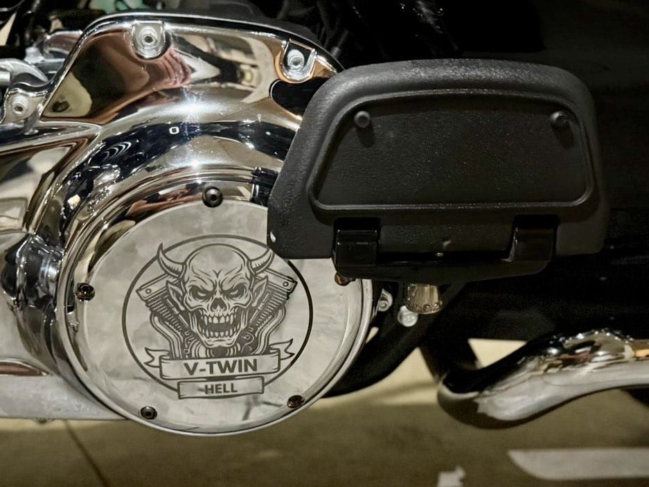 C-Garage Classic: Derby Cover Personalizzato Cromato